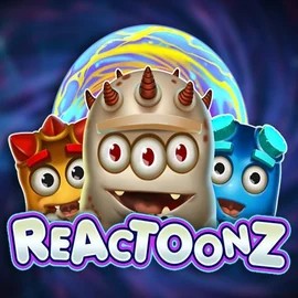 Slots logo of Reactoonz from Play'n GO at Reipas Casino